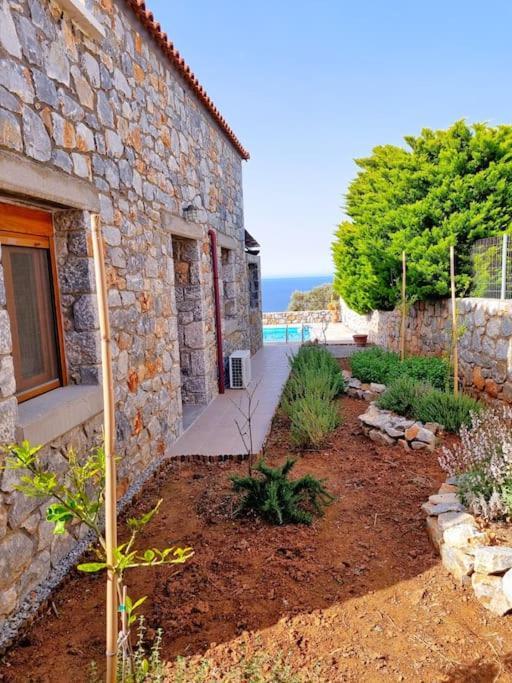 Villa Mavri Ruhige Private Pool Villa, Meerblick Agia Paraskevi  Exterior foto