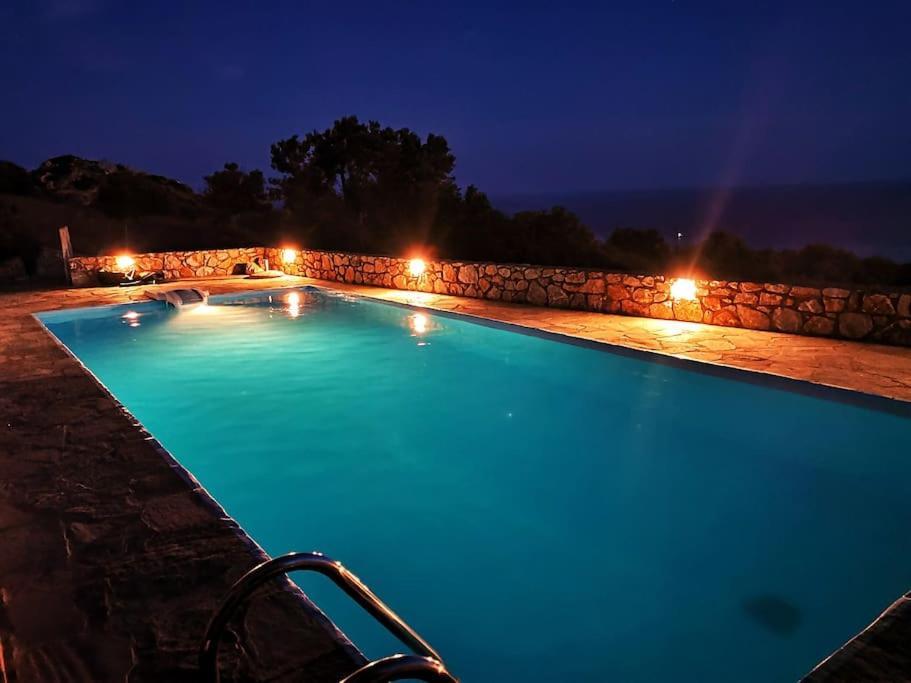 Villa Mavri Ruhige Private Pool Villa, Meerblick Agia Paraskevi  Exterior foto